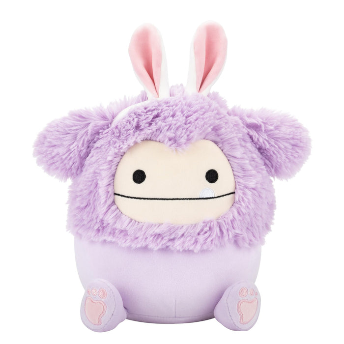 Squishmallows Official 7.5-Inch Dilka the Lavender Bigfoot with Bunny Ears - Official Squishmallows Plush - Soft Easter Plush