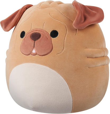 Squishmallows Morton de bruine Shar Pei-hond 30 cm – Squishmallow 2024 Original