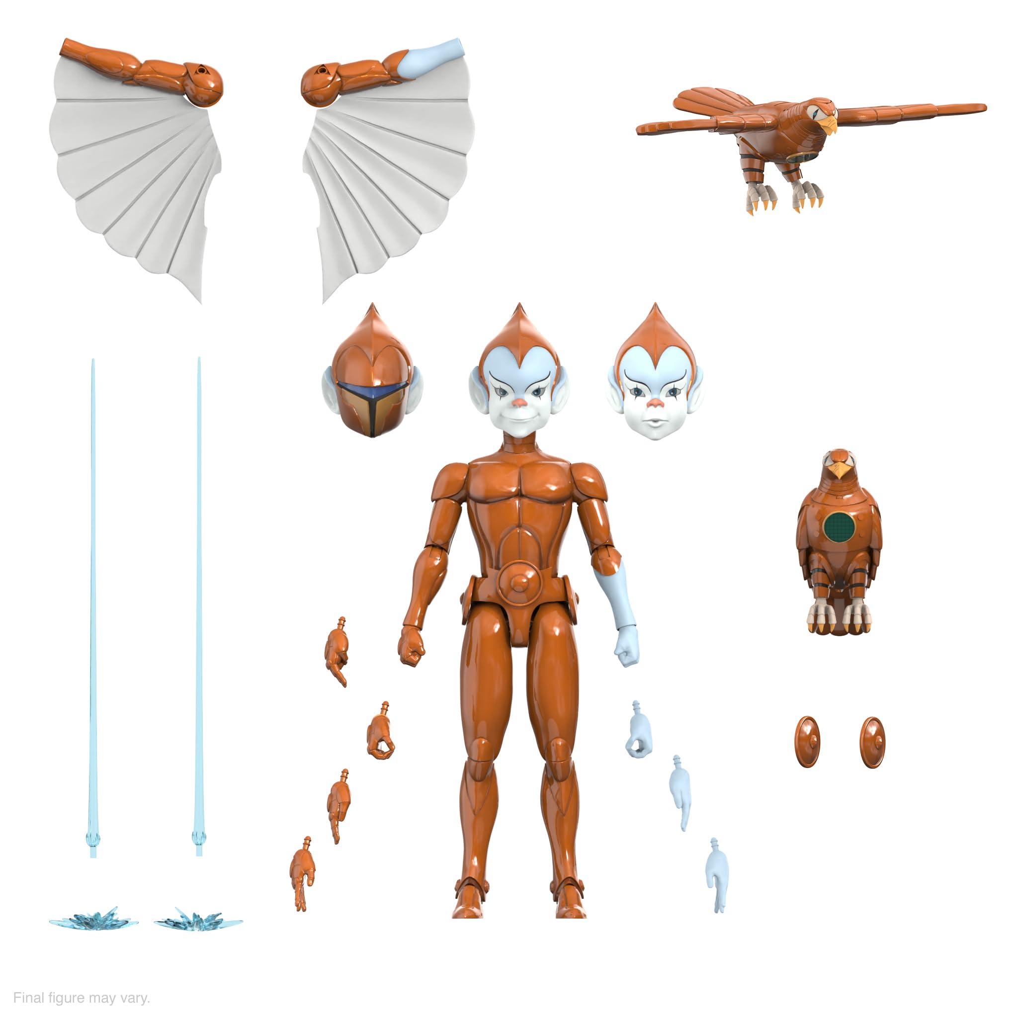 Super7 ULTIMATES! SilverHawks Copper Kidd - 7" SilverHawks Action Figure with Accessories Classic Cartoon Collectibles and Retro Toys
