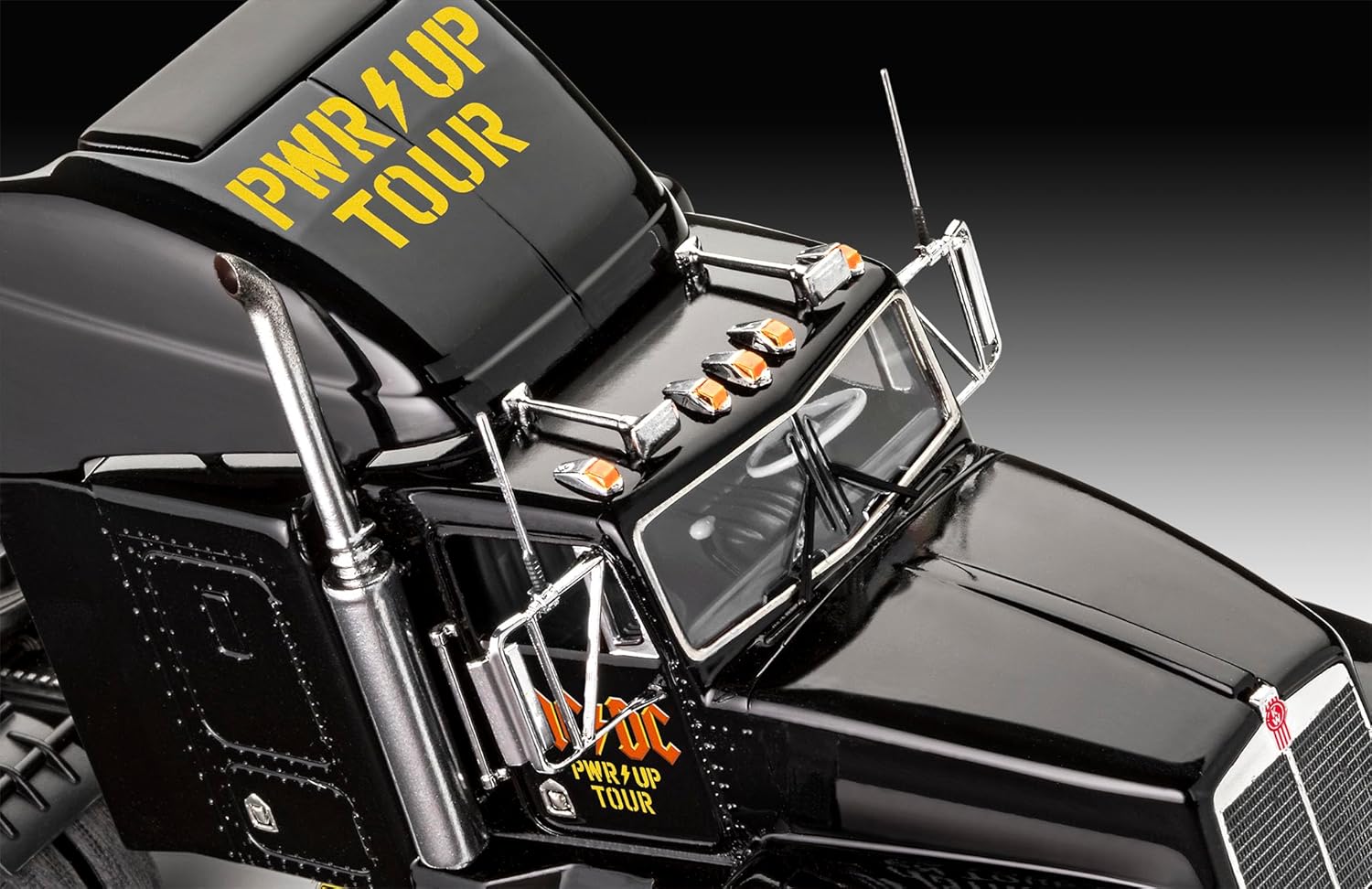 Revell Gift Set 07731 AC/DC Tour Truck Power Up 1:32 Scale Unbuilt Plastic Model Kit with Accessories