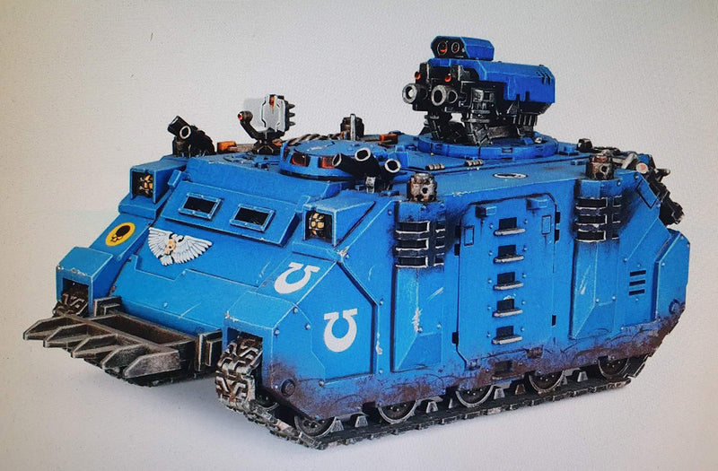 Games Workshop- Razorback Marines Espaciales Juego, Color Ultramar (48-21