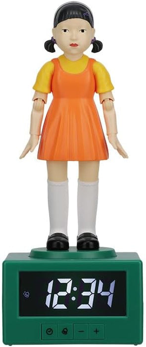 Squid Game Doll Alarm Clock - Officially Netflix Licensed Light, Kids Bedroom Accessories & Decor | Paladone