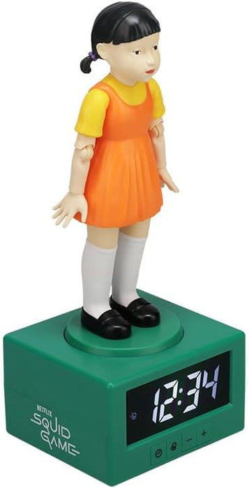 Squid Game Doll Alarm Clock - Officially Netflix Licensed Light, Kids Bedroom Accessories & Decor | Paladone