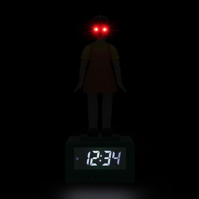 Squid Game Doll Alarm Clock - Officially Netflix Licensed Light, Kids Bedroom Accessories & Decor | Paladone