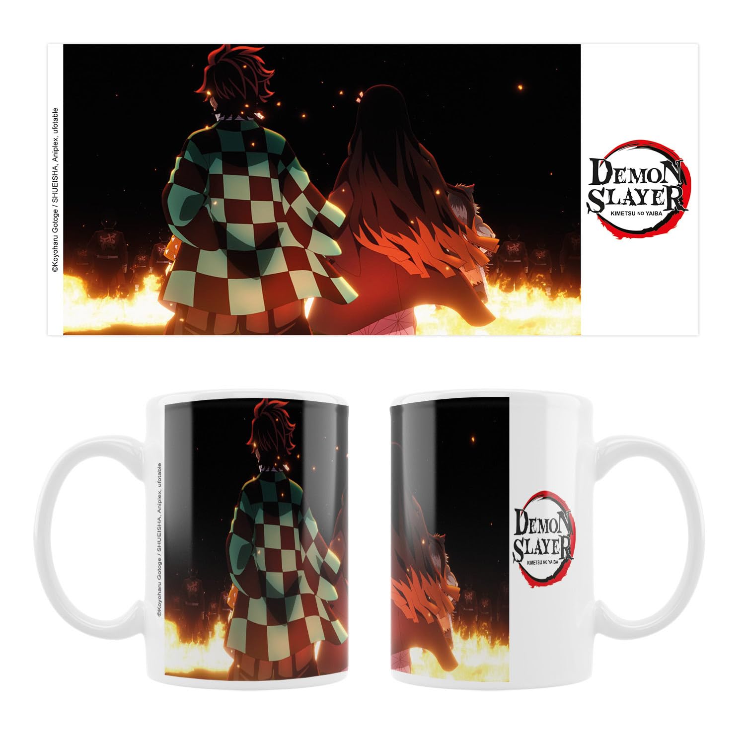 SAKAMI - Demon Slayer Tanjiro & Nezuko Mug - 320 ml - Original & Licensed