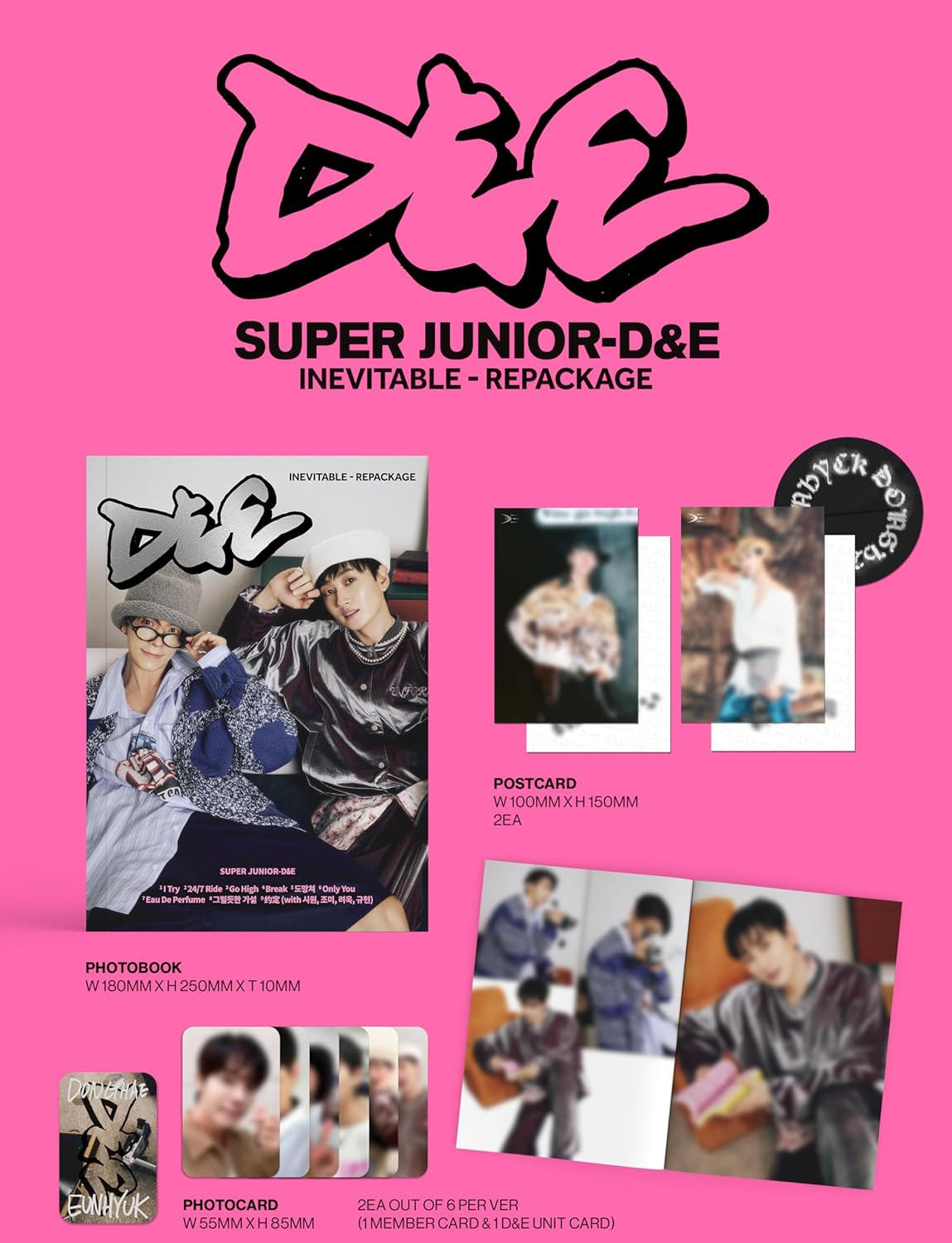 Inevitable - Repackage - incl. Photobook, 2 Postcards, 2 Photocards, Mini-Poster + 2 Stickers