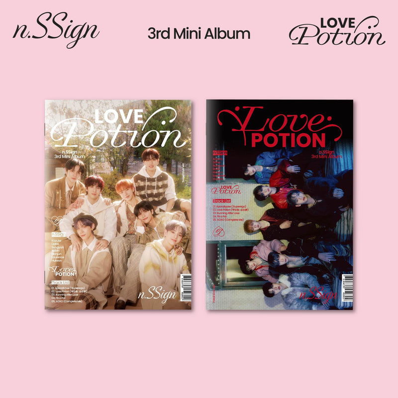 Love Potion - incl. 80pg Photobook, Love Potion Recipe Card, OOTD Sticker, Mirror Photocard, 2 Photocard, Unit Photocard, Message Polaroid + Poster