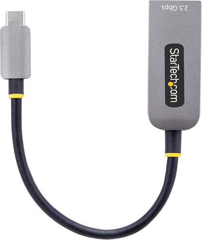 StarTech.com Adaptador de Red Ethernet de 2,5Gb USB Tipo C - Adaptador USB 3.1 USB-C a RJ45 - Compatible con Thunderbolt
