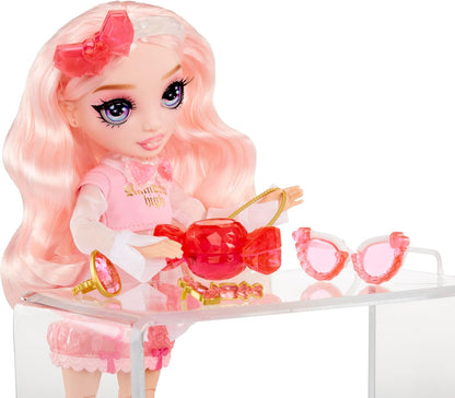 Rainbow High Creative Crystals Bella - Pink 28 cm Fashion Doll with Crystal Accessory Make It Kit, Ring for You, DIY, Crafts, Resin Play, Ideal Present for Kids Age 8+, NOT EDIBLE