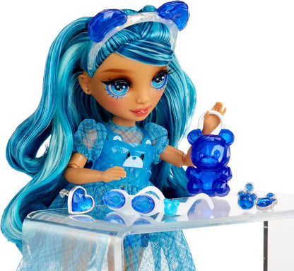 Rainbow High Creative Crystals Skyler - Blue 28 cm Fashion Doll with Crystal Accessory Make It Kit, Ring for You, DIY, Crafts, Resin Play, Ideal Present for Kids Age 8+, NOT EDIBLE