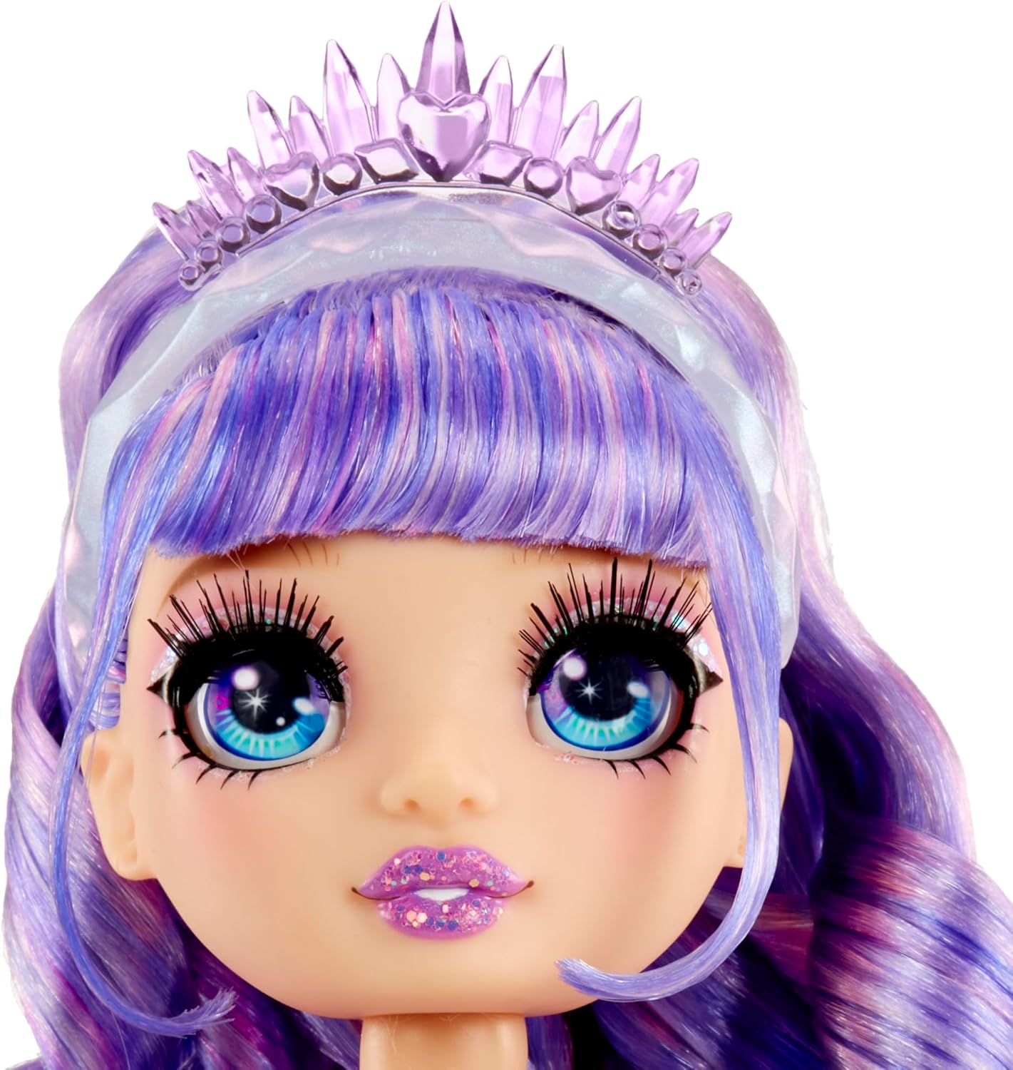 Rainbow High Creative Crystals Violet - Purple 28 cm Fashion Doll with Crystal Accessory Make It Kit, Ring for You, DIY, Crafts, Resin Play, Ideal Present for Kids Ages 8+, NOT EDIBLE
