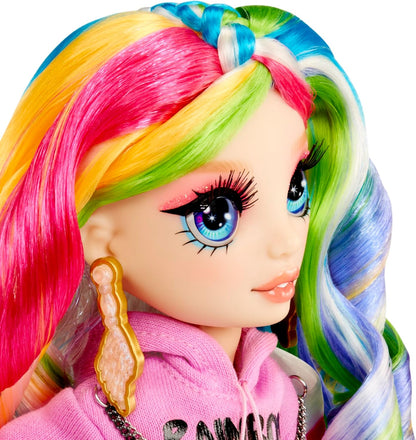 Rainbow High Creative Crystals Amaya - Rainbow 28 cm Fashion Doll with Crystal Accessory Make It Kit, Ring for You, DIY, Crafts, Resin Play, Ideal Present for Kids Ages 8+, NOT EDIBLE