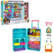 Squish-a-longs Juego de equipaje On-The-Go - (2) Mini-Squish de 1 pulgada, 3 niveles de juego, 3 accesorios y 2 piezas de juego - Colecciona, intercambia y juega - A partir de 6 años