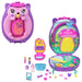 Mattel Polly Pocket: Tiny Worlds Big Surprises! - Hedgehog Mom & Baby Playset (Jbj91)