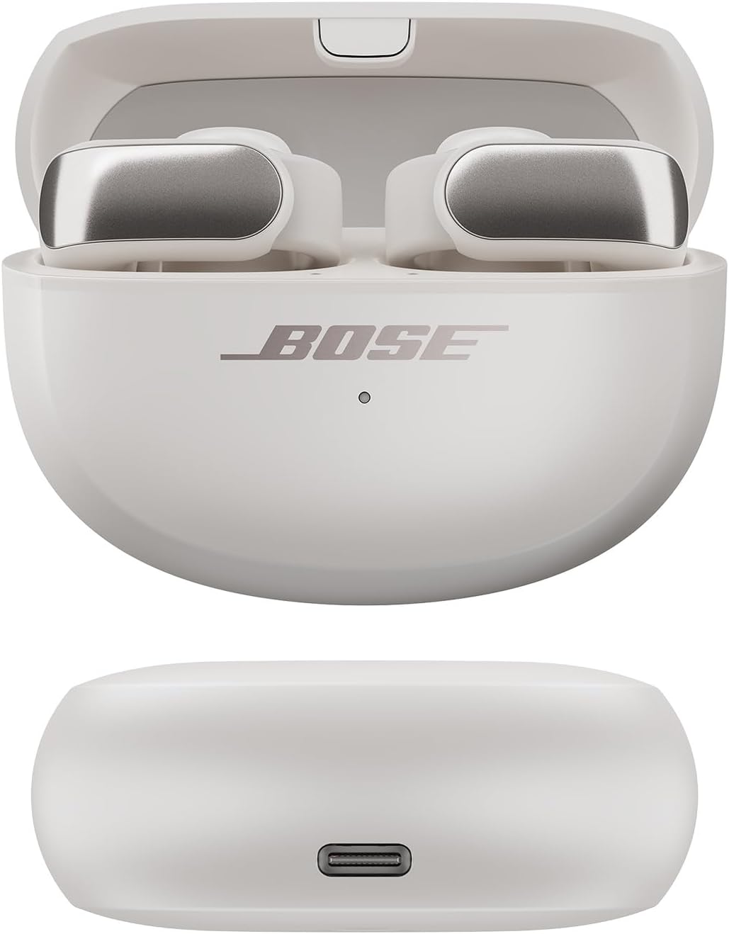 Bose Ultra Open Earbuds, Écouteurs Oreilles Libres avec Technologie OpenAudio, Écouteurs stéréo Ouverts sans Fil, Jusqu’à 48 Heures d’autonomie