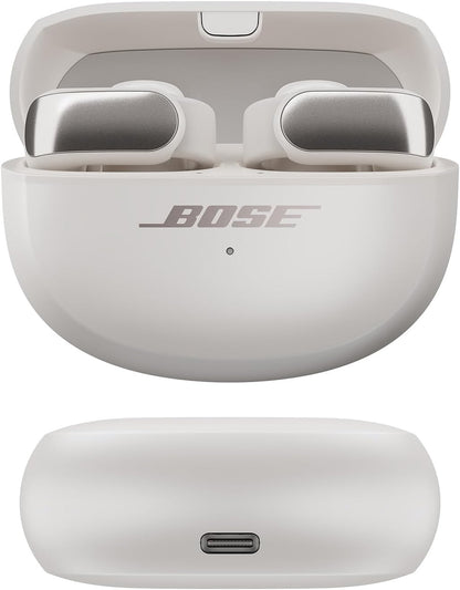 Bose Ultra Open Earbuds, Écouteurs Oreilles Libres avec Technologie OpenAudio, Écouteurs stéréo Ouverts sans Fil, Jusqu’à 48 Heures d’autonomie