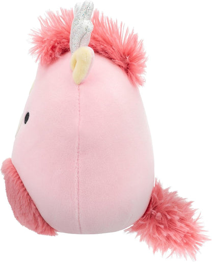 Squishmallows Little Plush 5" Helia Pink Kirin Officially Licensed Kellytoy Soft Gift for Kids Girls & Boys Washable Squishy Stuff Toy Multicolor All Age