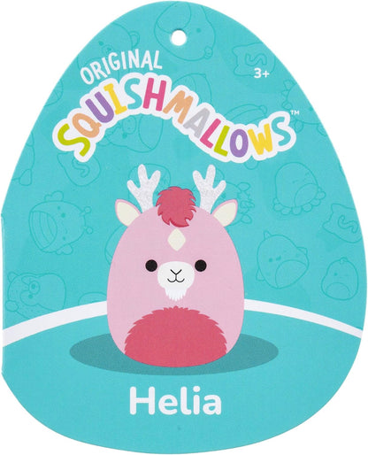 Squishmallows Little Plush 5" Helia Pink Kirin Officially Licensed Kellytoy Soft Gift for Kids Girls & Boys Washable Squishy Stuff Toy Multicolor All Age