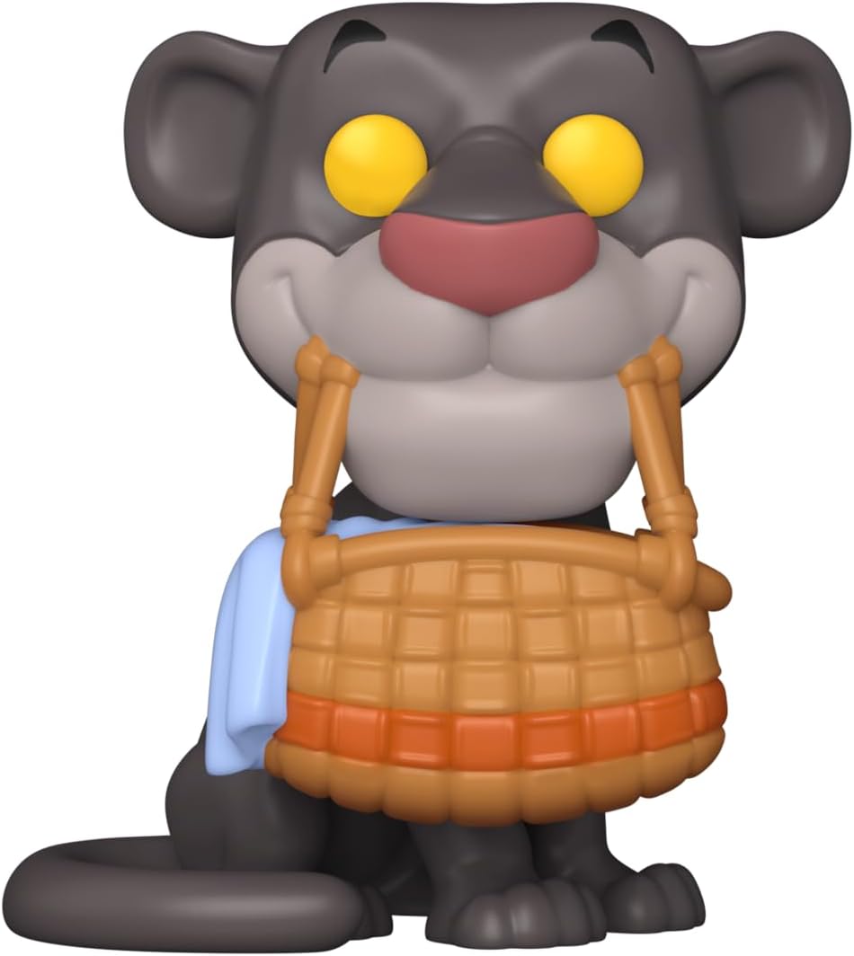 Funko Pop! Disney: TJB – Bagheera With Basket - Jungle Book - Figura in Vinile da Collezione - Idea Regalo - Merchandising Ufficiale - Giocattoli per Bambini e Adulti - Movies Fans