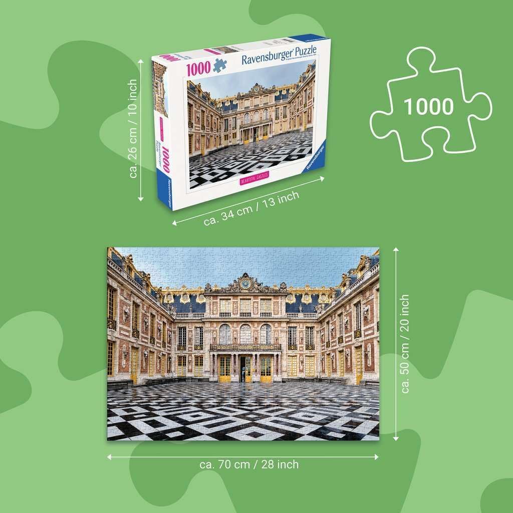 Ravensburger Beautiful Castles - France 1000 Piece Jigsaw Puzzle for Adults and Kids Age 12 Years Up
