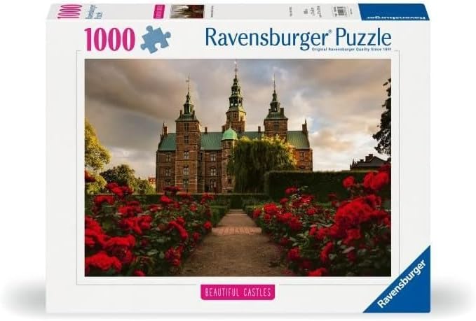 1000 Teile Puzzle - Schloss Rosenborg, Dänemark: Beautiful Castles