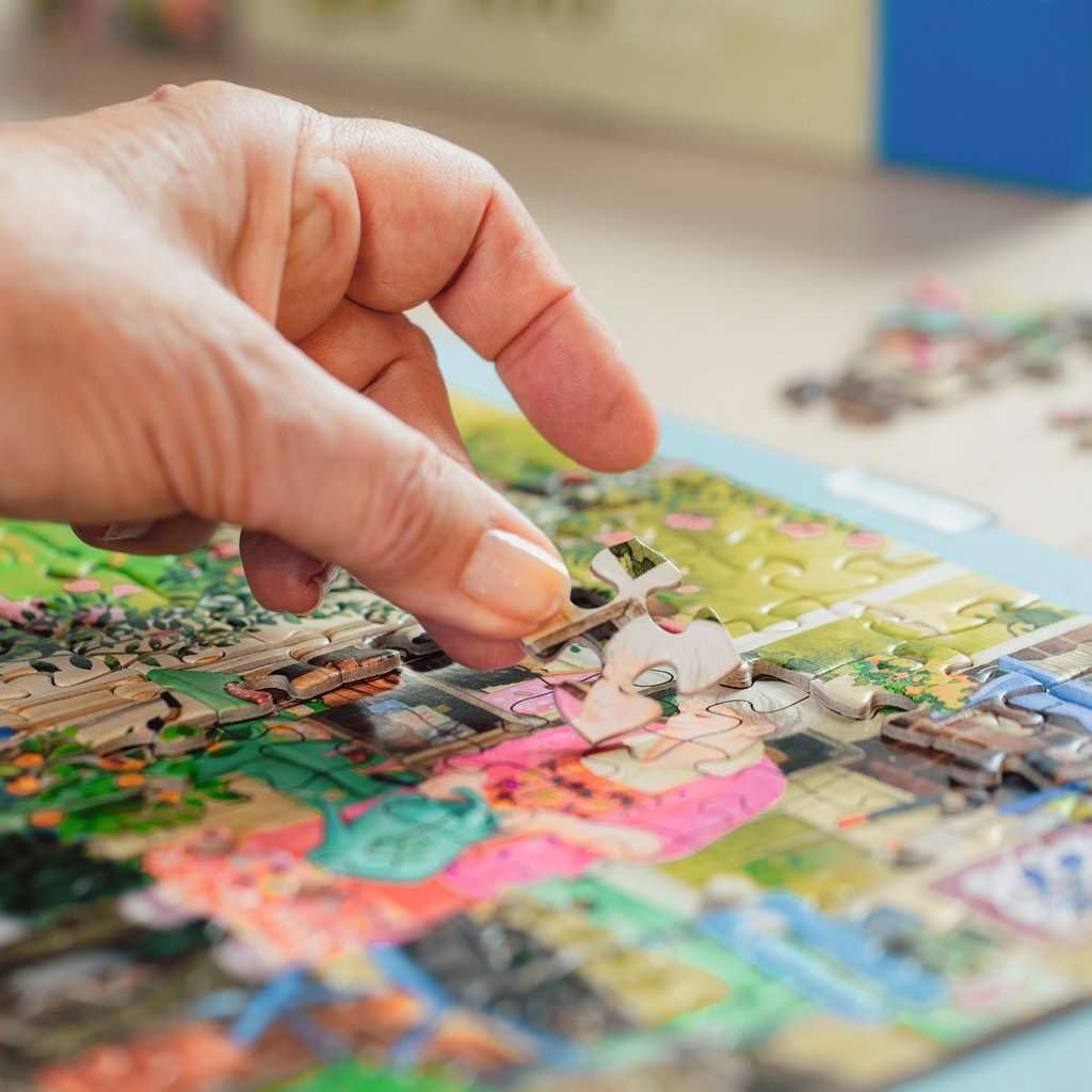Ravensburger Puzzle 12001362 - Gartenarbeit - 100 Teile Garten-Puzzle für ältere Menschen und Senioren, mit größeren, griffigen Puzzleteilen, großer Bildvorlage und mit Stabiler Unterlage zum Puzzeln