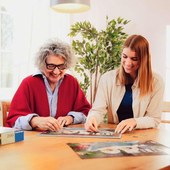 Ravensburger Puzzle 12001365 - Venedig - 100 Teile Venedig-Puzzle für ältere Menschen und Senioren, mit größeren, griffigen Puzzleteilen, großer Bildvorlage und mit stabiler Unterlage zum Puzzeln