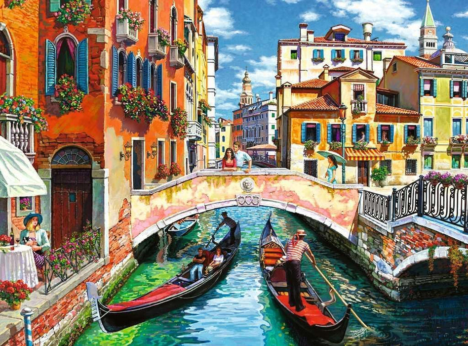 Ravensburger Puzzle 12001365 - Venedig - 100 Teile Venedig-Puzzle für ältere Menschen und Senioren, mit größeren, griffigen Puzzleteilen, großer Bildvorlage und mit stabiler Unterlage zum Puzzeln