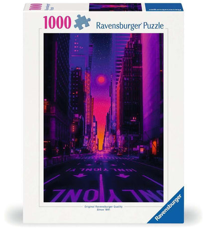 Ravensburger Puzzle 12001436 - New York in Neon - 1000 Teile Puzzle für Erwachsene und Kinder ab 14 Jahren