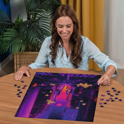 Ravensburger Puzzle 12001436 - New York in Neon - 1000 Teile Puzzle für Erwachsene und Kinder ab 14 Jahren