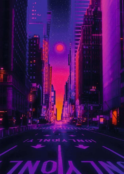 Ravensburger Puzzle 12001436 - New York in Neon - 1000 Teile Puzzle für Erwachsene und Kinder ab 14 Jahren