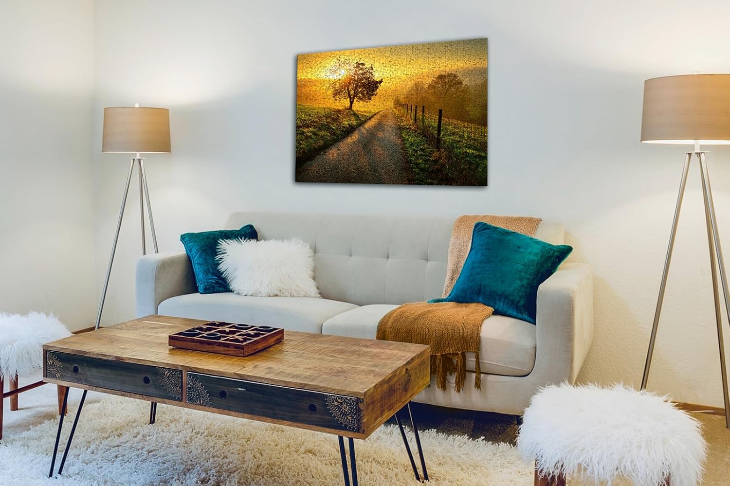 Ravensburger - Landscape In Morning Sun - 1000 P  (12001445)