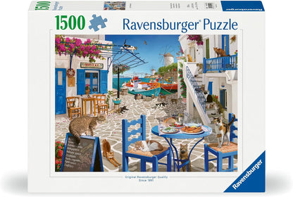 Cat`S Of Mykonos Puzzle - 1500 Pieces