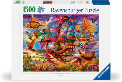 Ravensburger The Flight 1500 Piece Jigsaw Puzzle by Ciro Marchetti | Precision Cut Vibrant, Glare-Free Imagery | Great for Adults & Kids