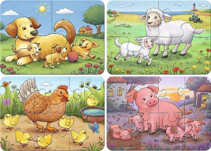 Ravensburger - Farm Animal Families 2/4/6/8P - (12004041)