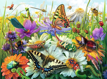 Ravensburger Kinderpuzzle - 12004049 Wunderwelt der Insekten - Insekten-Puzzle für Kinder ab 6 Jahren, mit 100 Teilen im XXL-Format