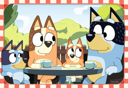 Ravensburger Puzzle: Bluey And The Heeler Family (2X12Pcs) (12004111)