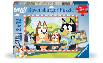 Ravensburger Puzzle: Bluey And The Heeler Family (2X12Pcs) (12004111)