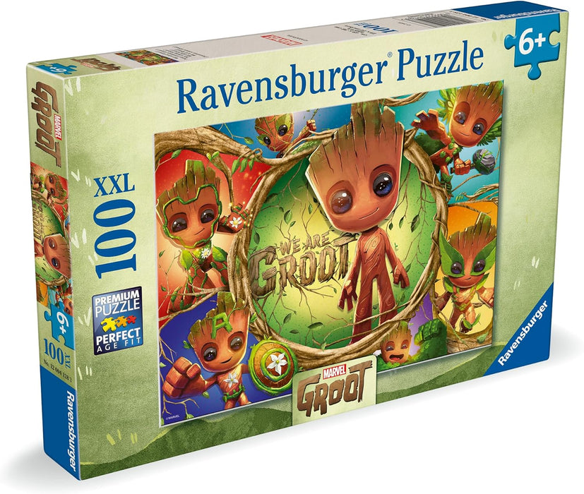 Ravensburger Marvel Avengers - Groot Gifts and Toys - 100 Piece Jigsaw Puzzle for Kids and Adults Age 6 Years +