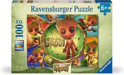 Ravensburger Marvel Avengers - Groot Gifts and Toys - 100 Piece Jigsaw Puzzle for Kids and Adults Age 6 Years +