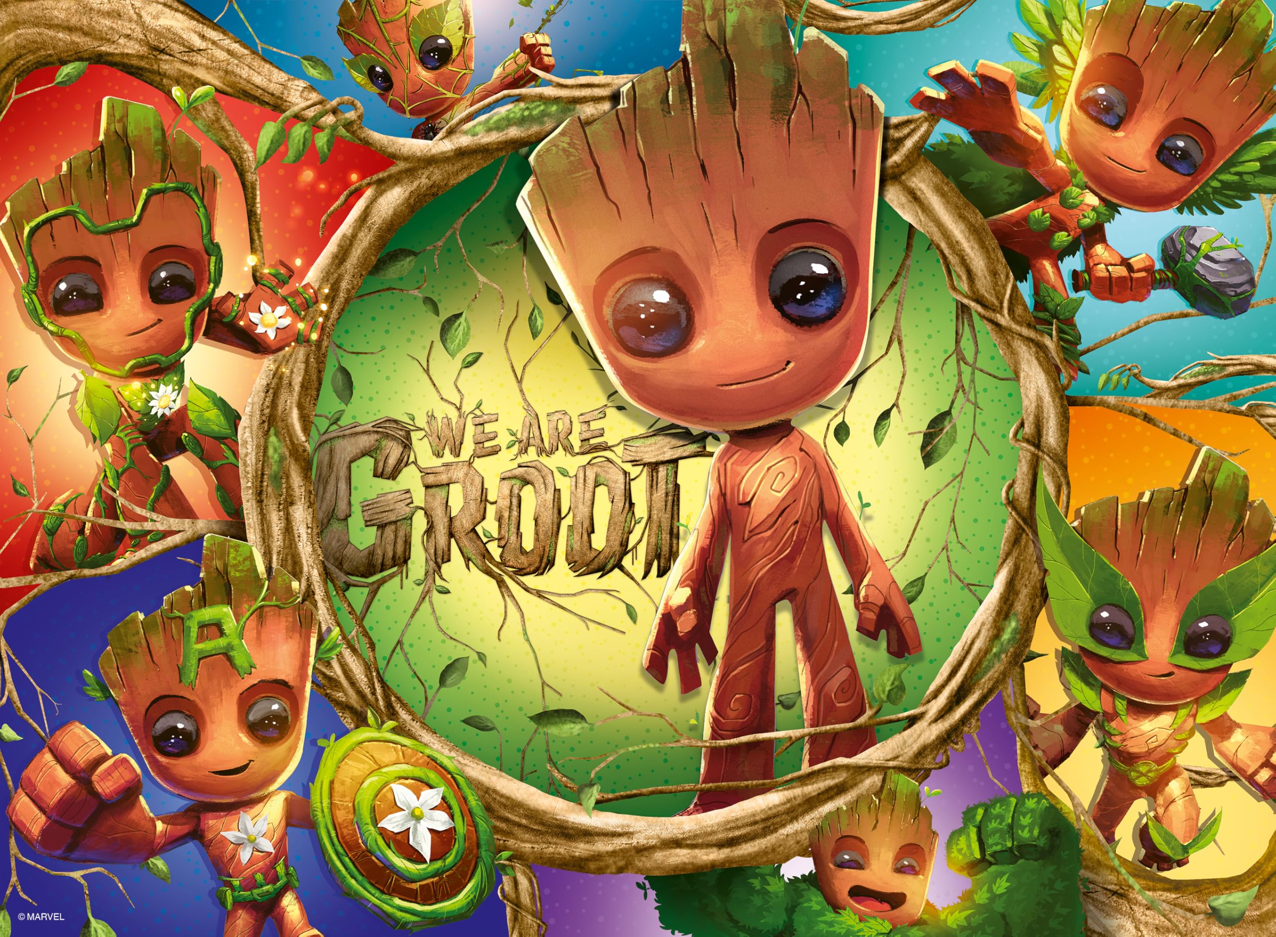 Ravensburger Marvel Avengers - Groot Gifts and Toys - 100 Piece Jigsaw Puzzle for Kids and Adults Age 6 Years +