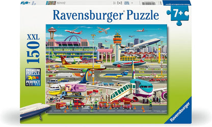 Ravensburger Airport Central - 150 Piece Jigsaw Puzzle for Kids Age 7 Years Up - Aeroplanes & Aviation