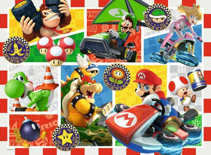 Ravensburger Kinderpuzzle 12004143 - Spaß mit Mario Kart - Puzzle für Kinder ab 7 Jahren, mit 150Teilen im XXL-Format