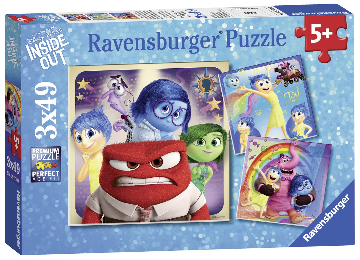 Alles steht Kopf! Puzzle 3x49 Teile