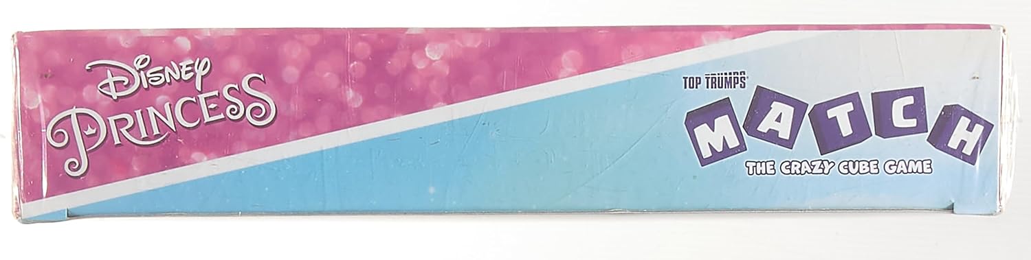 Winning Moves Top Trumps Match Disney Princess Board Game Multilingual, Play with Cinderella, Snow White and Merida, 2 player family travel game for ages 4+, gift for kids