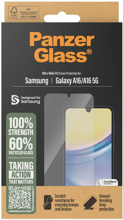 Panzerglass - Screen Protector - Samsung New A15/ A16 5G - Ultra-Wide Fit