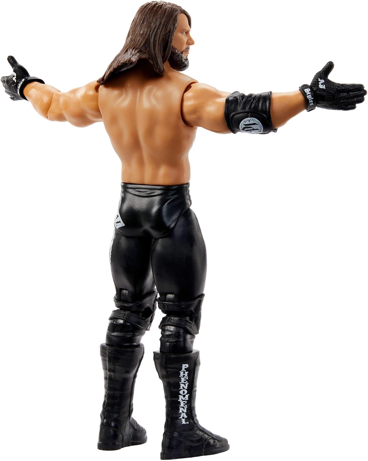 Mattel WWE AJ Styles Action Figure, Main Event Series #154 6-inch Collectible with 10 Articulation Points & Life-Like Look, JCV43