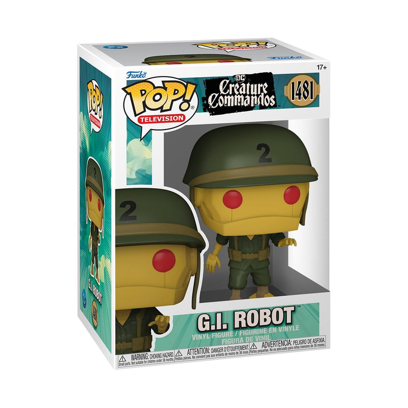 Funko POP! TV: CC – G.I Robot. Robot - DC Comics - Collectable Vinyl Figure - Gift Idea - Official Merchandise - Toys for Kids & Adults - Comic Books Fans - Model Figure for Collectors and Display