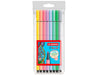 Stabilo - STABILO Pen 68 Pastel - Viltstift - Set Met 6 Stuks