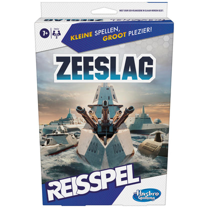 Hasbro Gaming Seeschlacht-Reisespiel, einfach zu tragen, Spiel für 2 Spieler, Reisespiel für Kinder - Niederländische Version